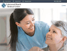 Tablet Screenshot of lakewoodranchmedicalcenter.com